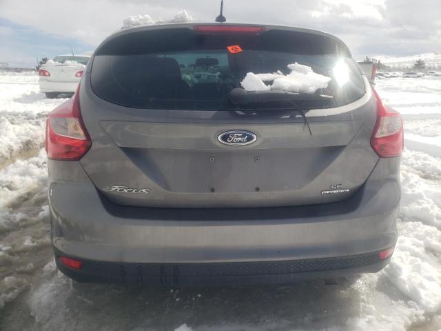 1FADP3K20EL400942 - 2014 FORD FOCUS SE GRAY photo 6