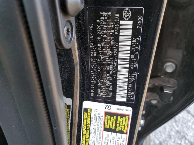 4T1S31AK9PU620527 - 2023 TOYOTA CAMRY SE NIGHT SHADE BLACK photo 12