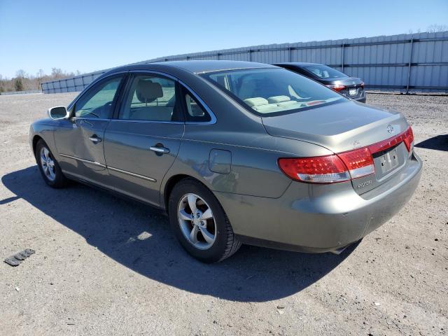 KMHFC46F57A187921 - 2007 HYUNDAI AZERA SE GREEN photo 2