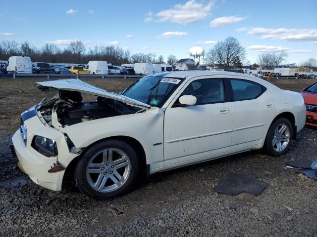 2B3KA53H66H137406 - 2006 DODGE CHARGER R/T WHITE photo 1