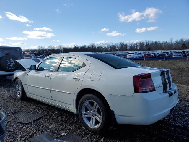 2B3KA53H66H137406 - 2006 DODGE CHARGER R/T WHITE photo 2