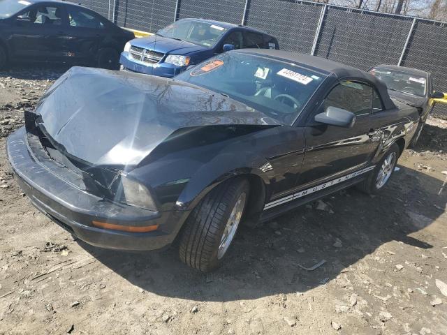 1ZVHT84N275226761 - 2007 FORD MUSTANG BLACK photo 1