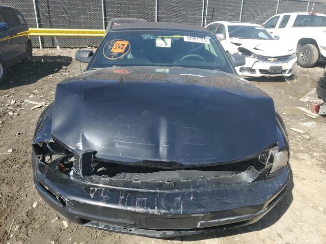 1ZVHT84N275226761 - 2007 FORD MUSTANG BLACK photo 5