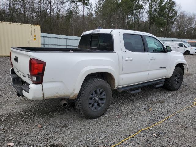 3TMCZ5AN4PM595579 - 2023 TOYOTA TACOMA DOUBLE CAB WHITE photo 3