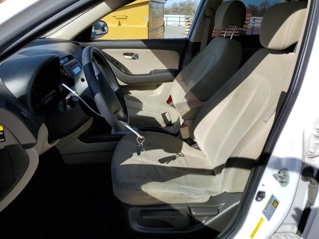 KMHDU4AD9AU838211 - 2010 HYUNDAI ELANTRA BLUE WHITE photo 7