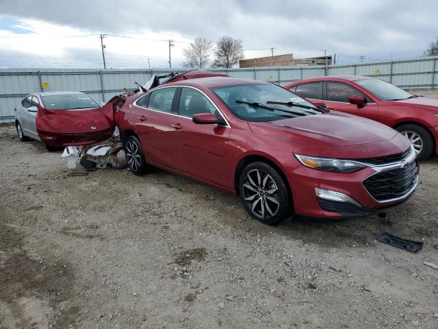 1G1ZG5ST8LF087289 - 2020 CHEVROLET MALIBU RS 勃艮第红 照片 4
