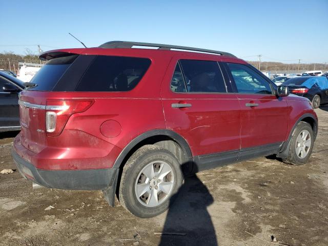 1FM5K8B86DGB91367 - 2013 FORD EXPLORER RED photo 3