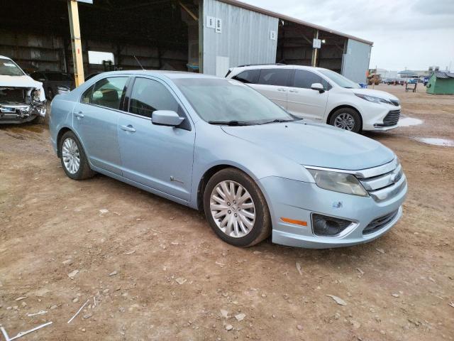 3FADP0L32AR210609 - 2010 FORD FUSION HYBRID TEAL photo 4