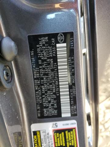 4T1G11BK5PU074724 - 2023 TOYOTA CAMRY SE NIGHT SHADE GRAY photo 12