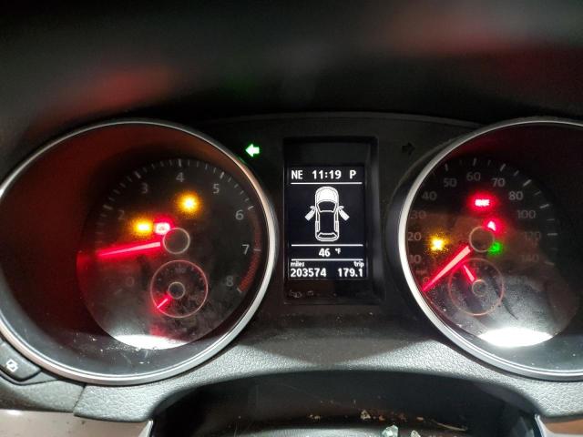 WVWDB7AJ7BW276686 - 2011 VOLKSWAGEN GOLF WHITE photo 9