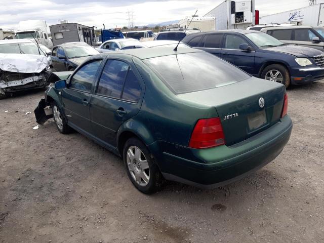 3VWST29M71M012336 - 2001 VOLKSWAGEN JETTA GLS GREEN photo 2