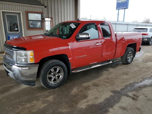 1GCRCSE09CZ258844 - 2012 CHEVROLET SILVERADO C1500 LT RED photo 1