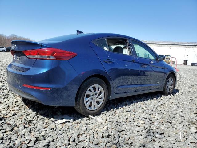 5NPD74LF5HH065171 - 2017 HYUNDAI ELANTRA SE BLUE photo 3