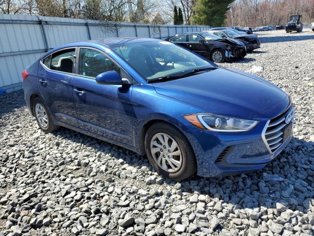 5NPD74LF5HH065171 - 2017 HYUNDAI ELANTRA SE BLUE photo 4