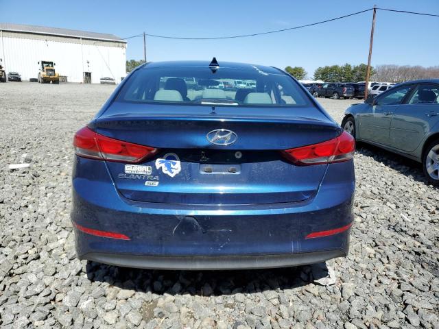 5NPD74LF5HH065171 - 2017 HYUNDAI ELANTRA SE BLUE photo 6