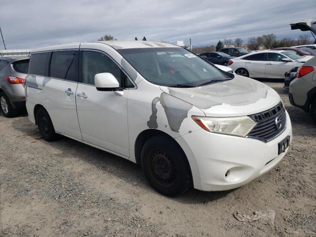 JN8AE2KP7B9008868 - 2011 NISSAN QUEST S WHITE photo 4