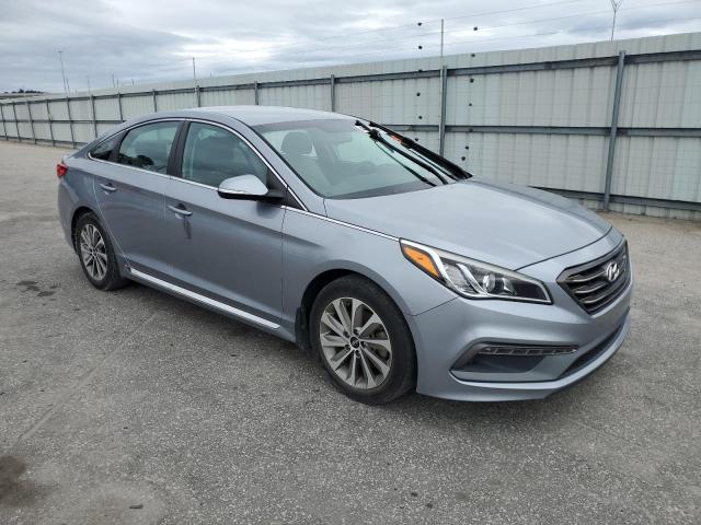 5NPE34AF0HH450379 - 2017 HYUNDAI SONATA SPORT SILVER photo 4