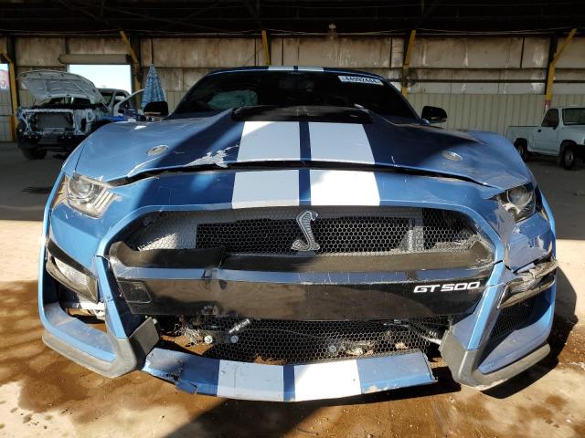 1FA6P8SJ0M5502760 - 2021 FORD MUSTANG SHELBY GT500 BLUE photo 5