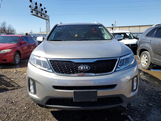 5XYKT3A63EG496451 - 2014 KIA SORENTO LX SILVER photo 5