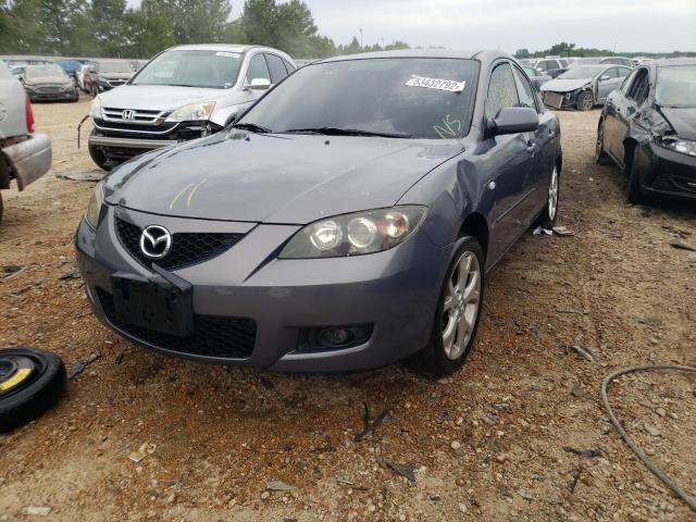 JM1BK32F681174795 - 2008 MAZDA 3 I GRAY photo 2