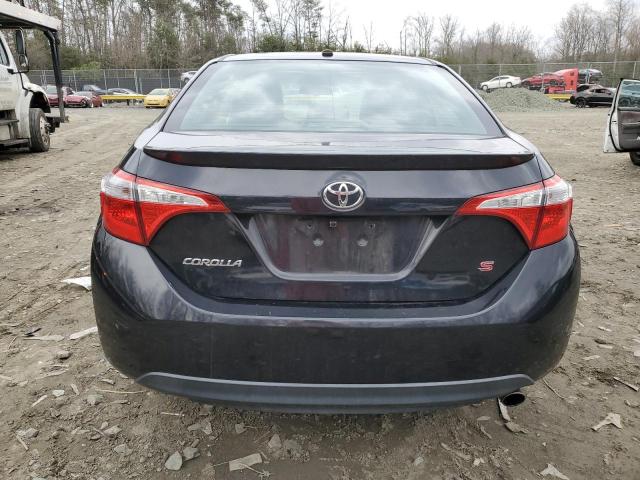 2T1BURHE1EC125944 - 2014 TOYOTA COROLLA L BLACK photo 6