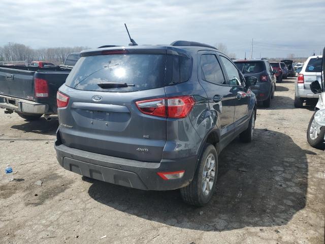 MAJ6S3GL5MC417436 - 2021 FORD ECOSPORT SE Bleu photo 3