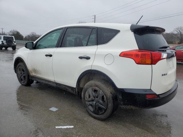 2T3BFREV6DW065422 - 2013 TOYOTA RAV4 LE WHITE photo 2