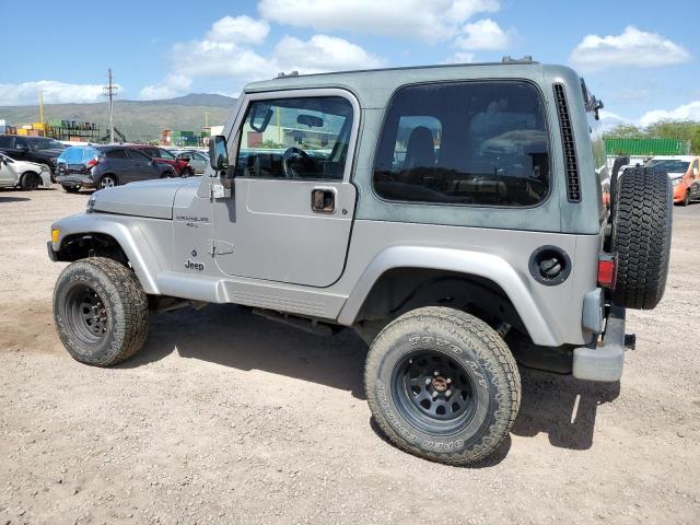 1J4FA49S31P342953 - 2001 JEEP WRANGLER / SPORT SILVER photo 2