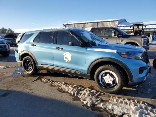 1FM5K8AB2NGB77156 - 2022 FORD EXPLORER POLICE INTERCEPTOR 蓝色 照片 4
