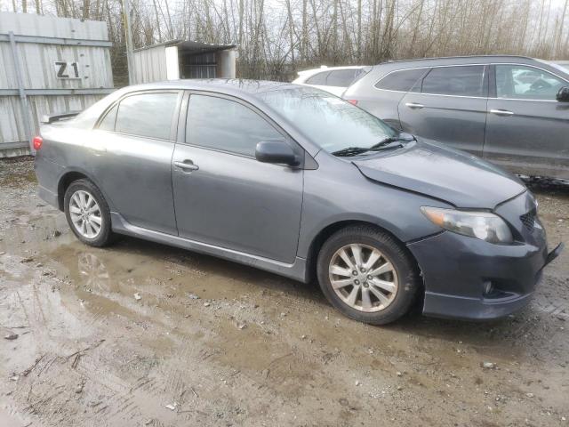 1NXBU4EE6AZ183631 - 2010 TOYOTA COROLLA BASE GRAY photo 4