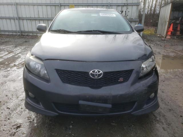 1NXBU4EE6AZ183631 - 2010 TOYOTA COROLLA BASE GRAY photo 5