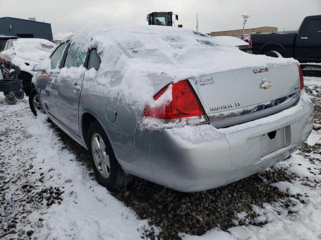 2G1WB5EK0A1197911 - 2010 CHEVROLET IMPALA LT SILVER photo 2