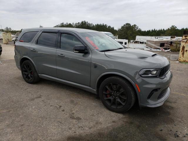 1C4SDJH92MC798950 - 2021 DODGE DURANGO SRT HELLCAT GRAY photo 4