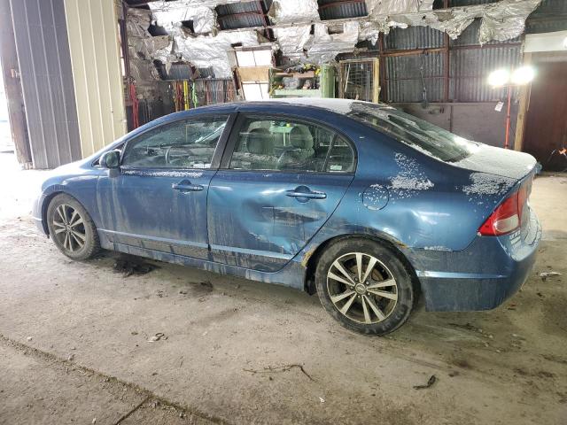 1HGFA16548L039802 - 2008 HONDA CIVIC LX BLUE photo 2