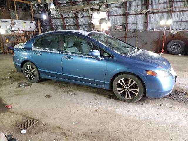 1HGFA16548L039802 - 2008 HONDA CIVIC LX BLUE photo 4