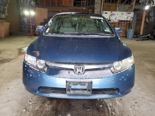 1HGFA16548L039802 - 2008 HONDA CIVIC LX BLUE photo 5