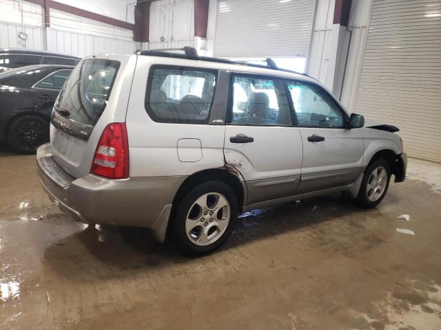 JF1SG65604G706215 - 2004 SUBARU FORESTER 2.5XS ვერცხლისფერი ფოტო 3