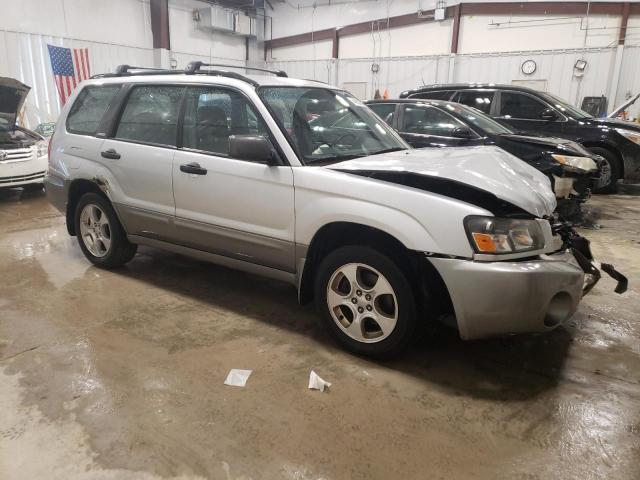 JF1SG65604G706215 - 2004 SUBARU FORESTER 2.5XS ვერცხლისფერი ფოტო 4