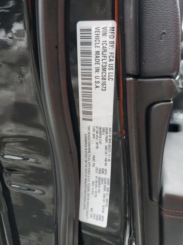 1C4RJFLT3MC581673 - 2021 JEEP GRAND CHER TRAILHAWK შავი ფოტო 14