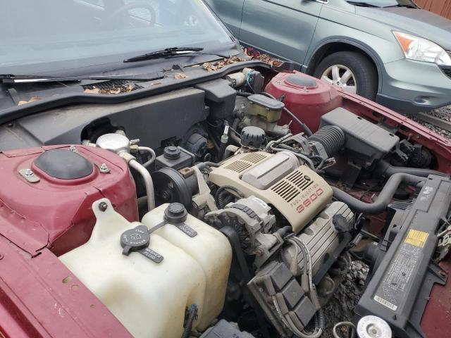 1G4HP54C8LH547485 - 1990 BUICK LESABRE CUSTOM BURGUNDY photo 11