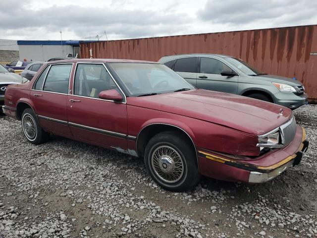 1G4HP54C8LH547485 - 1990 BUICK LESABRE CUSTOM BURGUNDY photo 4