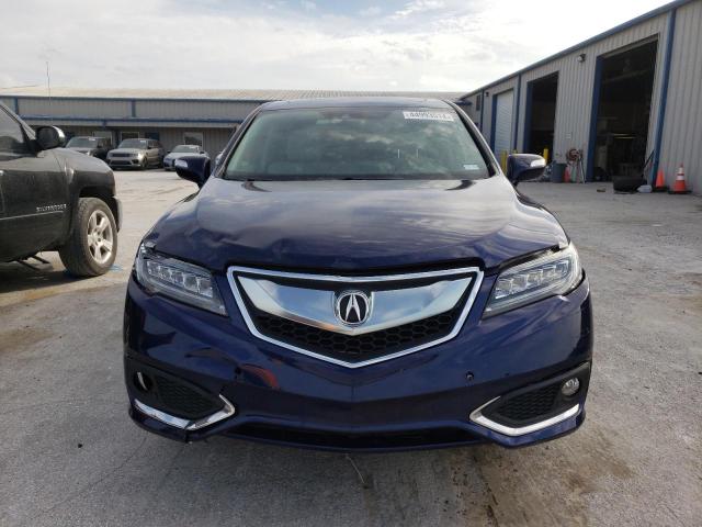 5J8TB3H71JL007552 - 2018 ACURA RDX ADVANCE BLUE photo 5