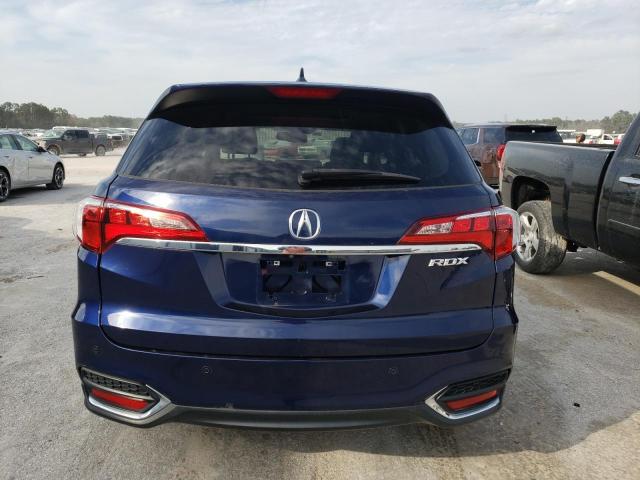 5J8TB3H71JL007552 - 2018 ACURA RDX ADVANCE BLUE photo 6