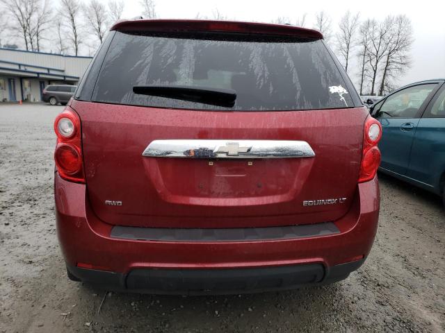 2GNFLEEK8C6392043 - 2012 CHEVROLET EQUINOX LT BURGUNDY photo 6