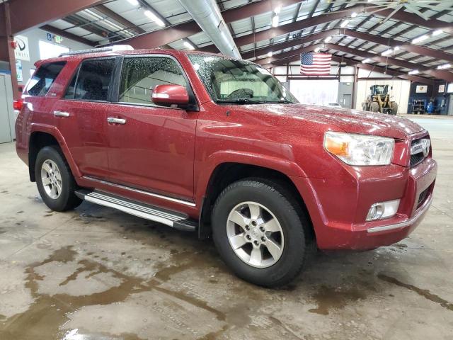 JTEBU5JR0D5112938 - 2013 TOYOTA 4RUNNER SR5 RED photo 4