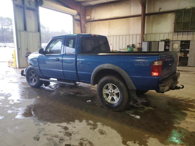 1FTZR45E72PA55399 - 2002 FORD RANGER SUPER CAB BLUE photo 2