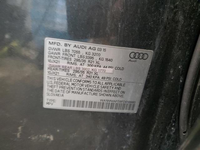 WA1WMAFE6FD019980 - 2015 AUDI Q7 TDI PRESTIGE 银色 照片 13