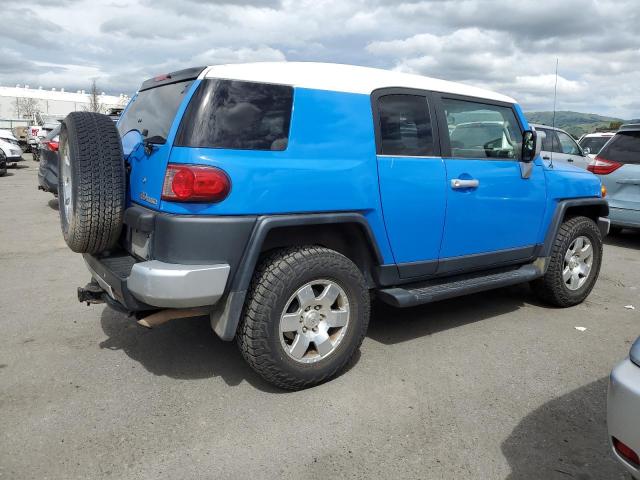 JTEBU11F570094646 - 2007 TOYOTA FJ CRUISER BLUE photo 3