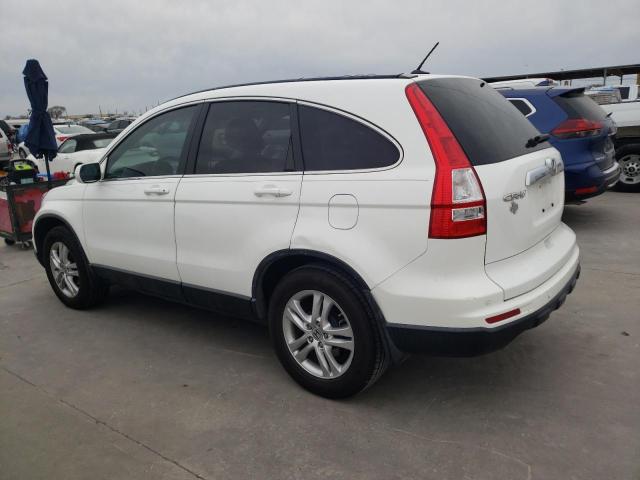 5J6RE3H79BL008315 - 2011 HONDA CR-V EXL WHITE photo 2