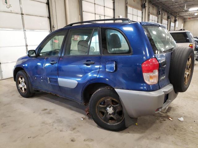 JTEHH20VX36085333 - 2003 TOYOTA RAV4 BLUE photo 2